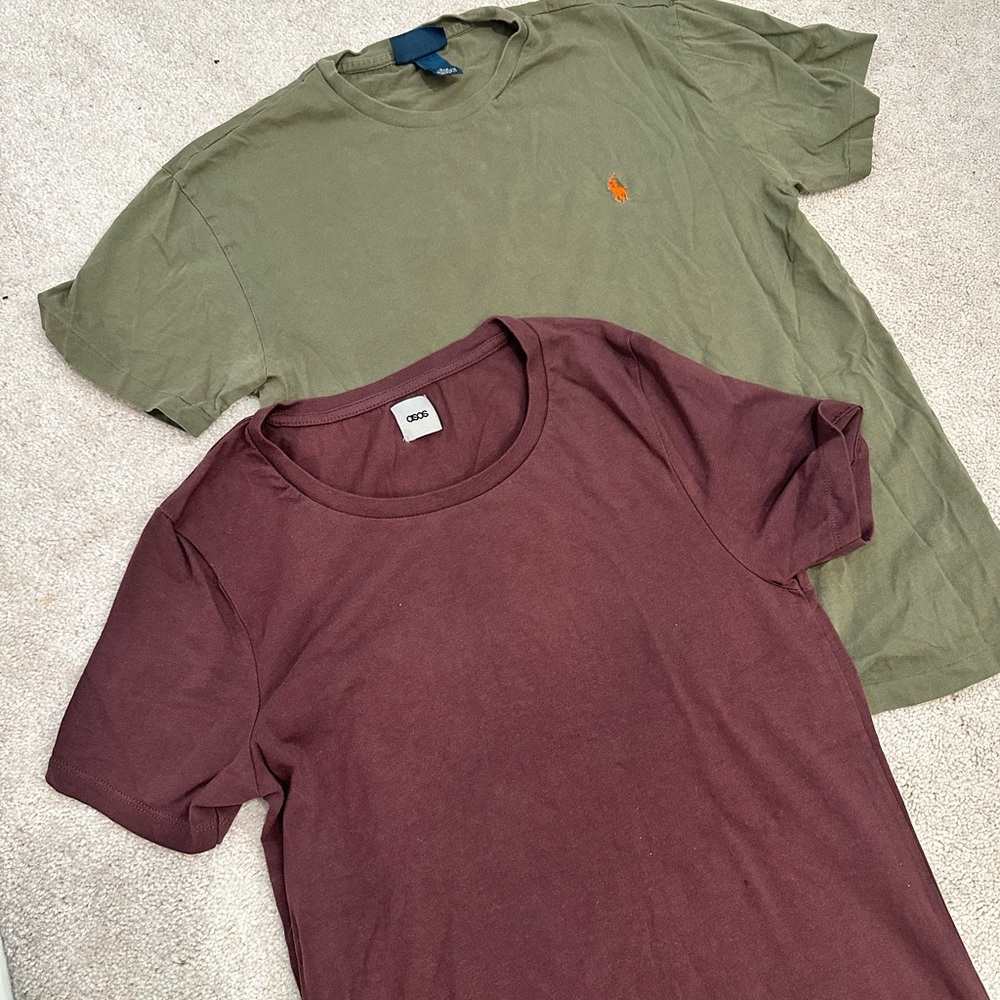 Men’s Ralph Lauren & ASOS T-Shirt Bundle - Size Small